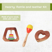 Thumbnail for Matoyi Hearty Combo – Baby Rattles And Teether - Distacart