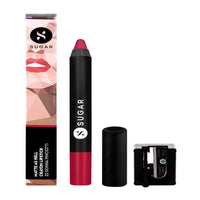 Thumbnail for Sugar Matte As Hell Crayon Lipstick - Donna Pinciotti (Magenta Pink) - Distacart