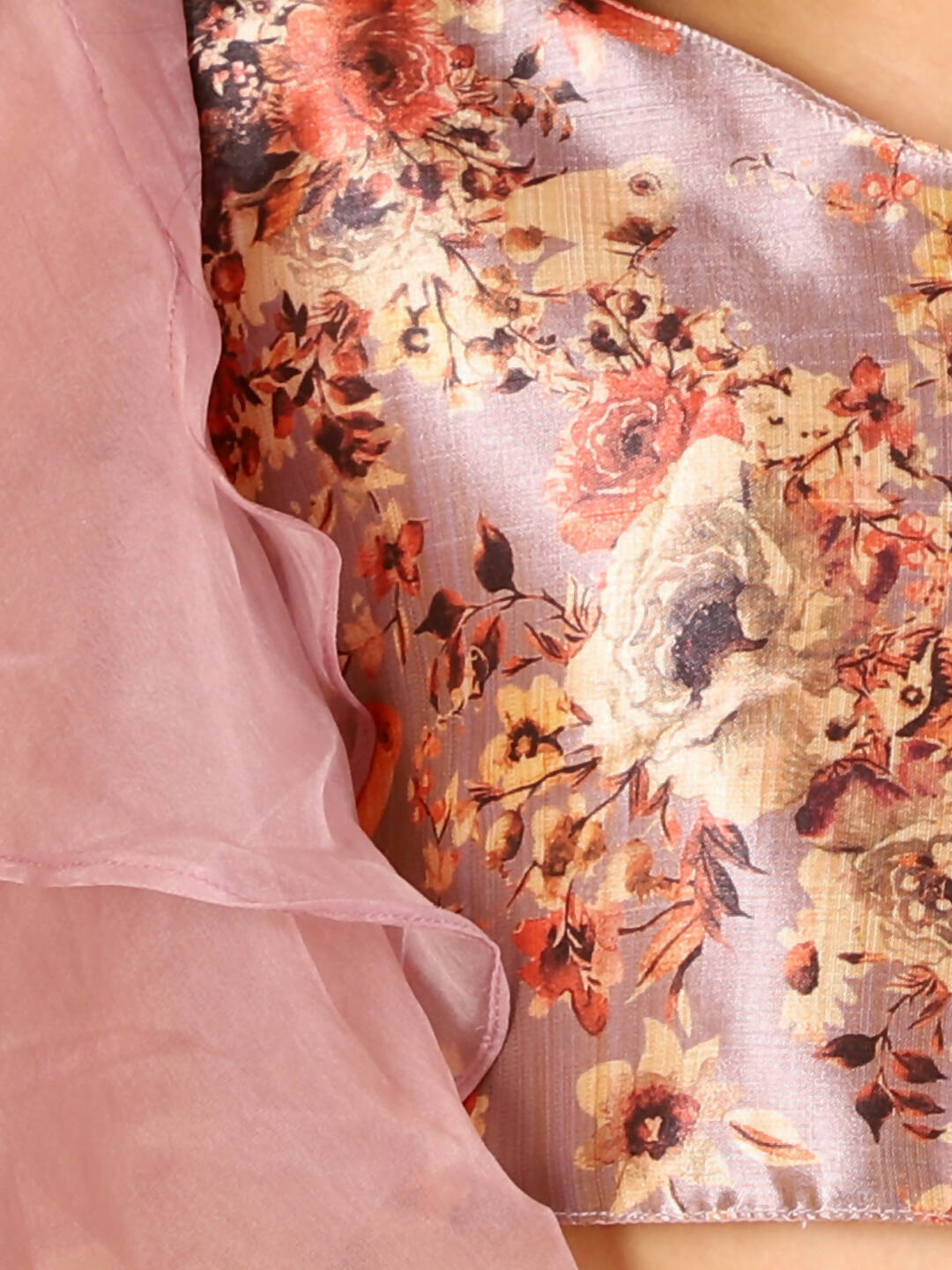 Lil Drama Girls Ghaghra Choli Set - Multi - Distacart