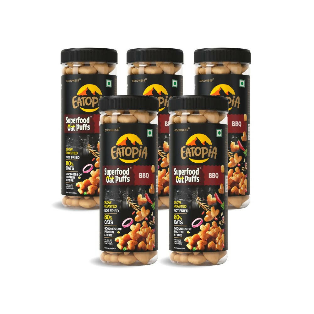 Eatopia Superfoods Oat Puffs - Masala Crunch - Distacart