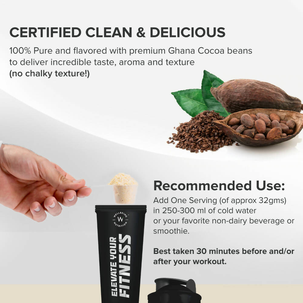 Wellbeing Nutrition Superfood Plant Protein-Dark Chocolate Hazelnut - Distacart