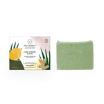Thumbnail for Juicy Chemistry Lime, Ginger & Rice Soap For Skin Brightening & Tan Removal - Distacart