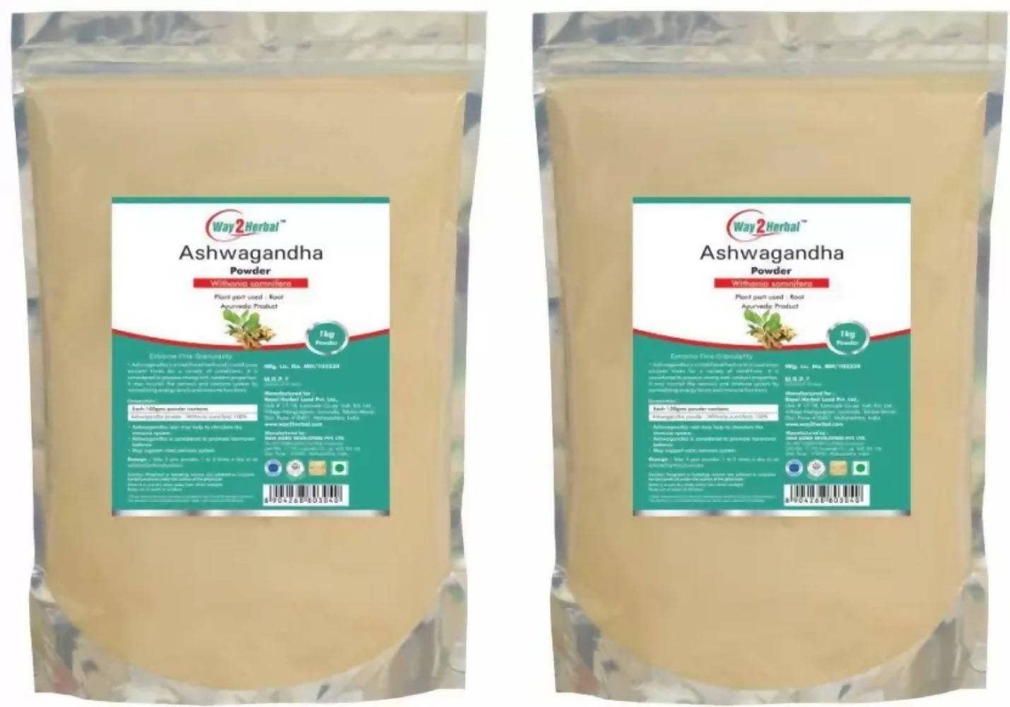 Way2herbal Organic Ashwagandha Powder