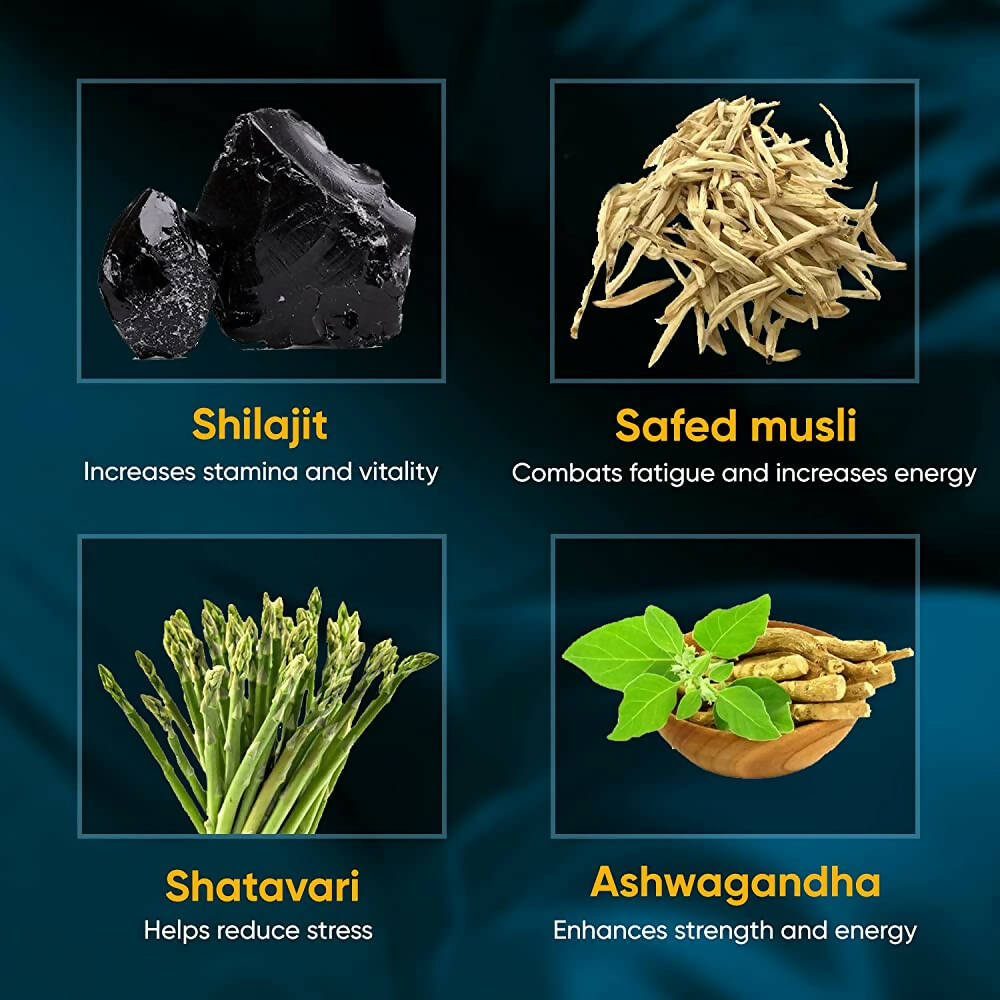 Dr. Vaidya's Herbo 24 Turbo Capsules For Men - Distacart