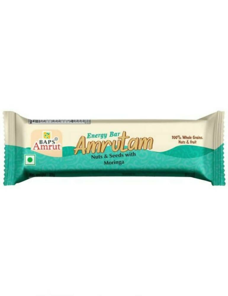 Baps Amrut Energy Bar Amrutam (Nuts & Seeds With Moringa) - Distacart