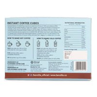 Thumbnail for Bevzilla Instant Coffee Cubes Pack with Organic Date Palm Jaggery - Belgian Chocolate - Distacart