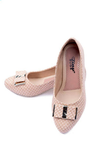 Thumbnail for Tiny Bugs Girls Party Wear Ballerinas - Rose Gold - Distacart