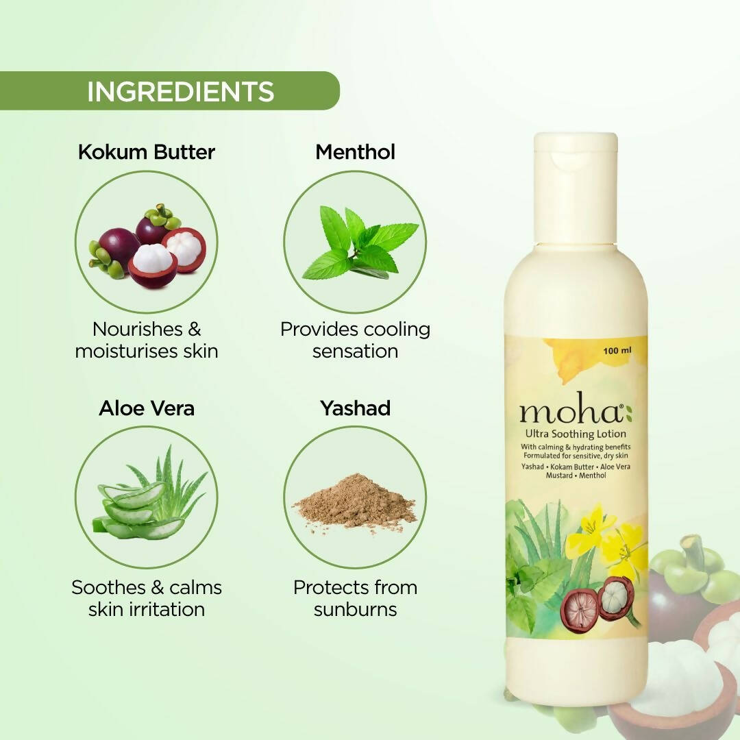 Moha Ultra Soothing Lotion For Sensitive & Dry Skin - Distacart