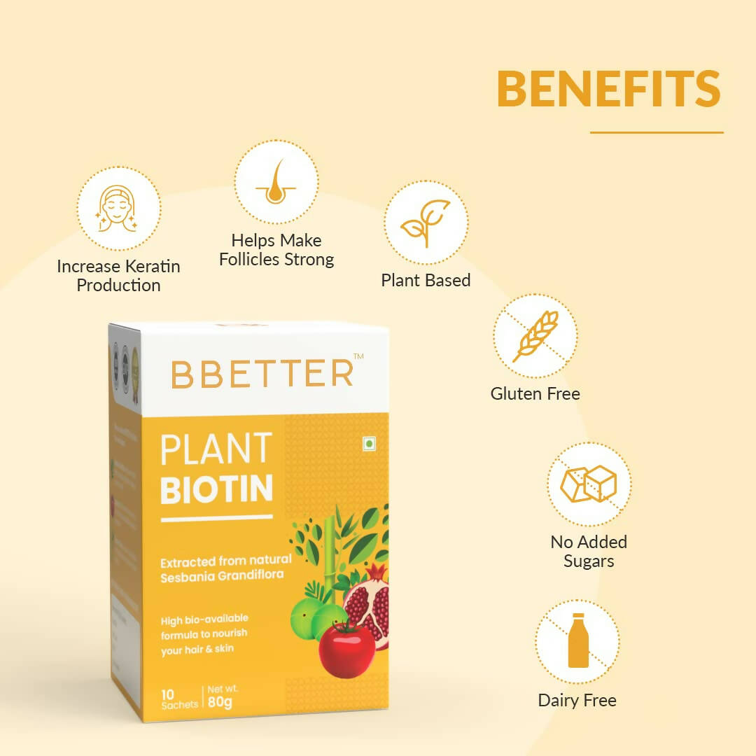 BBETTER Plant Biotin Powder - Distacart