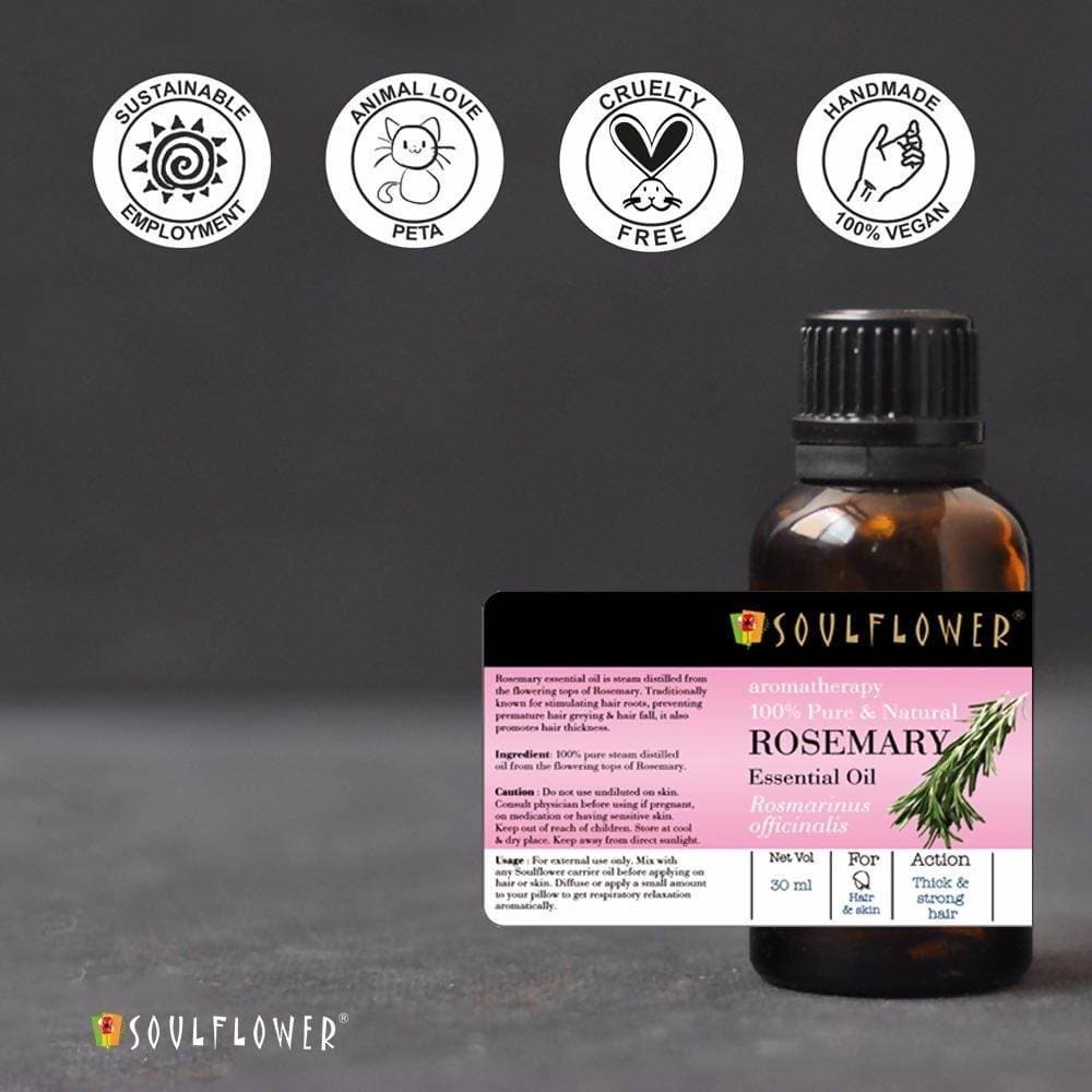 Soulflower Rosemary Essential Oil - Distacart