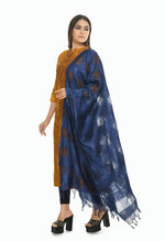 Thumbnail for Mominos Fashion Navy Blue Window Dupatta