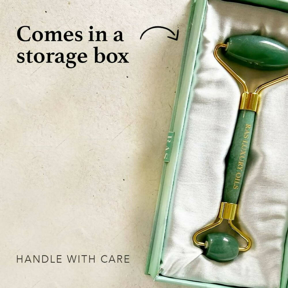 Ras Luxury Oils Jade Facial Roller - Distacart