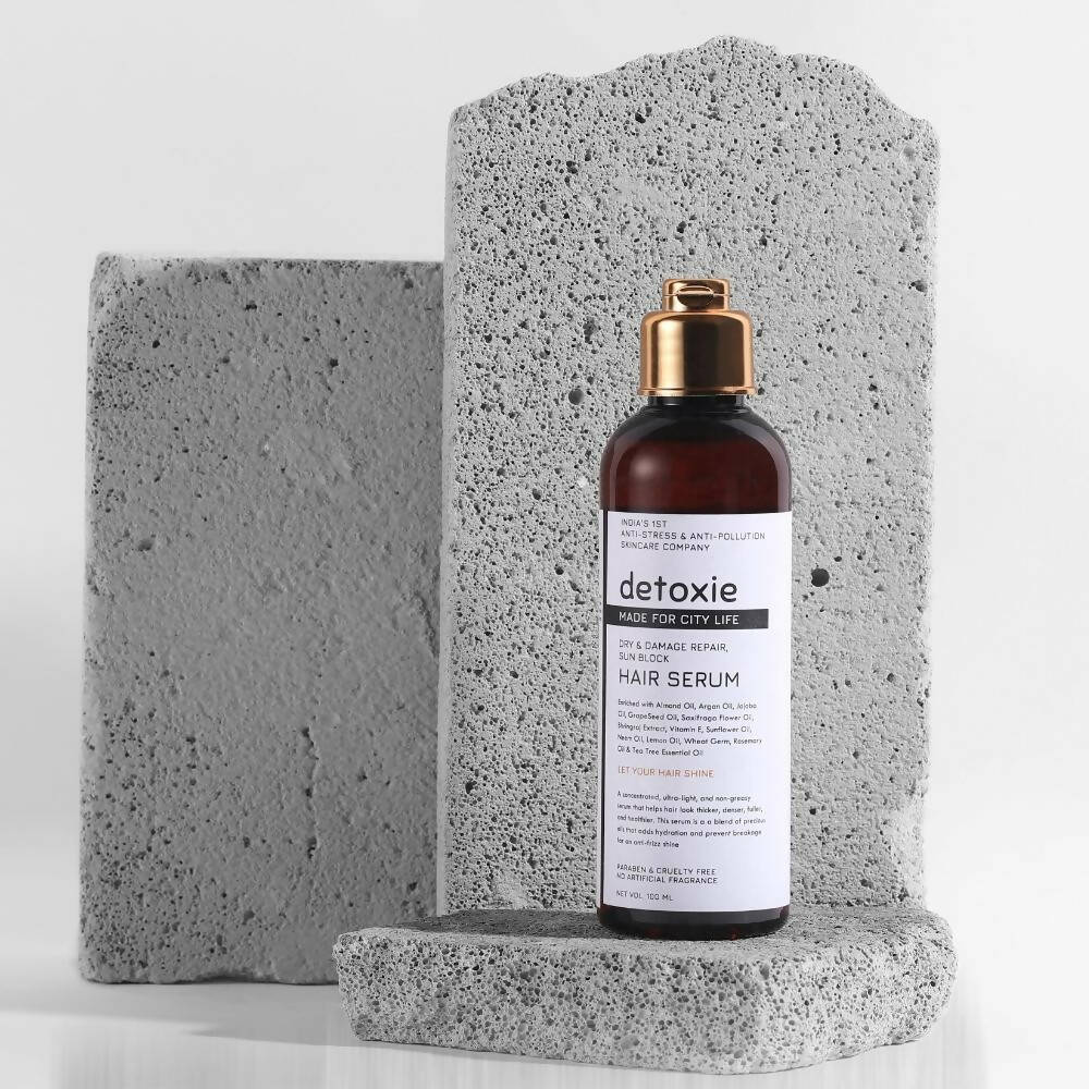 Detoxie Dry & Damage Repair Sun Block Hair Serum - Distacart