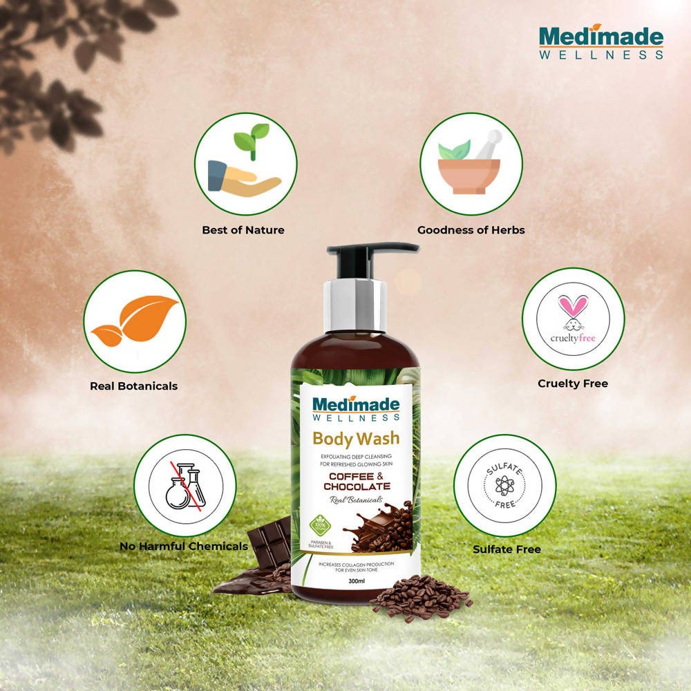 Medimade Wellness Coffee & Chocolate Body Wash - Distacart