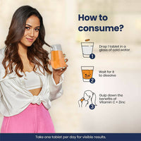 Thumbnail for Wellbeing Nutrition Organic Vitamin C + Zinc Effervescent Tablets - Distacart