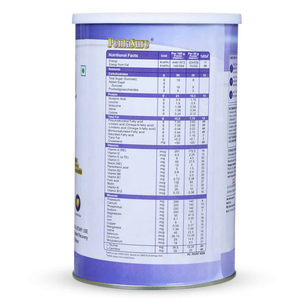 PentaSure Complete Nutritional Powder - Vanilla Flavor - Distacart