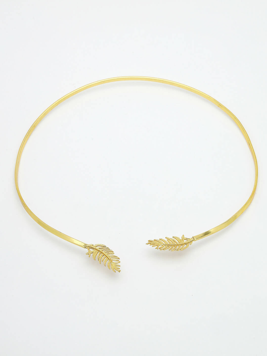 NVR Women Gold-Plated Circular Choker Necklace - Distacart