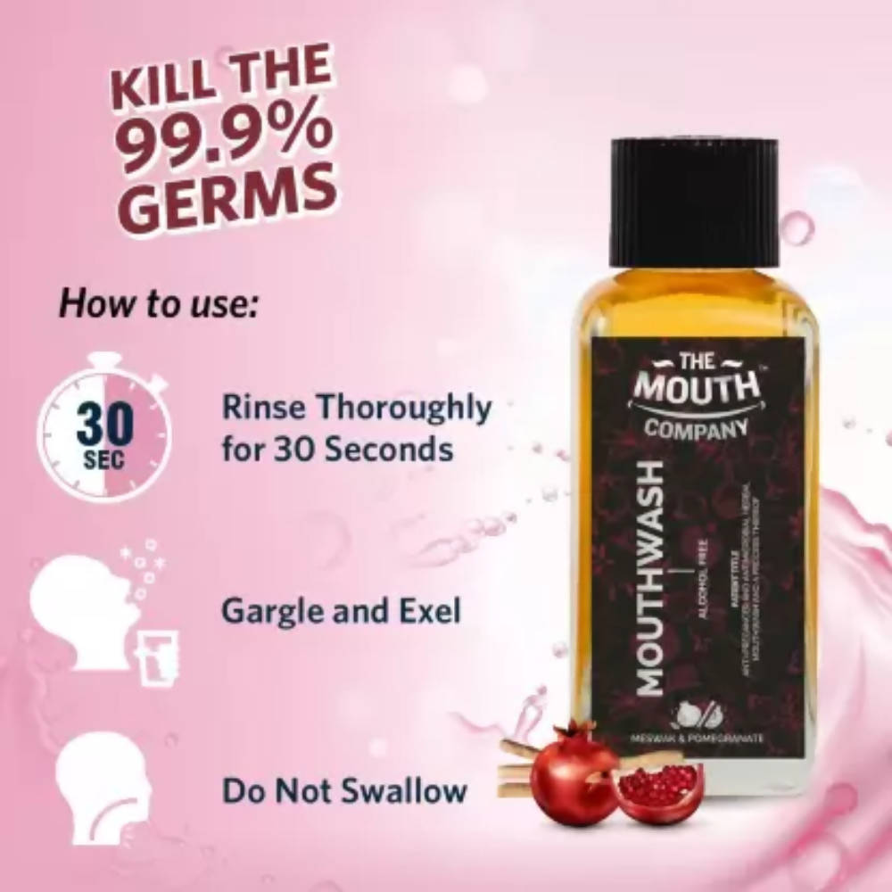 The Mouth Company Meswak & Pomegranate Mouthwash