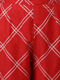 Thumbnail for Khushal K Women White Kurta and Pant With Dupatta Set