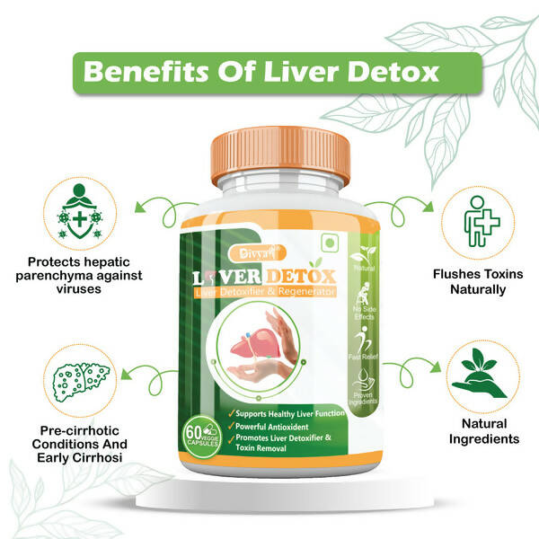 Divya Shree Liver Detox Veggie Capsules - Distacart