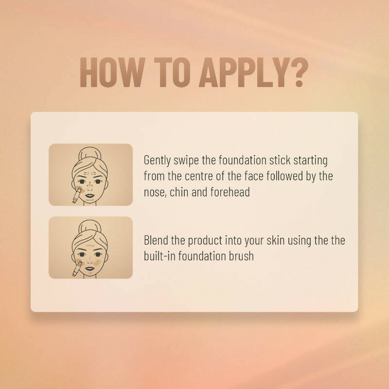 Swiss Beauty Cover & Blend Stick Foundation - 01 Pretty Vanilla - Distacart