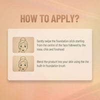 Thumbnail for Swiss Beauty Cover & Blend Stick Foundation - 03 Shell Beige - Distacart