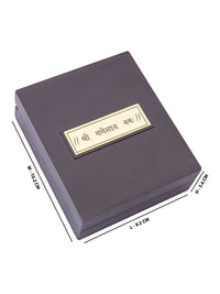 Thumbnail for Golden Peacock 24-Ct Gold-Toned Gold Foil Ganesh Pooja Box - Distacart