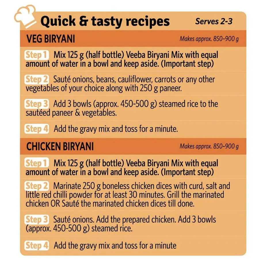 Veeba Chef Biryani Mix