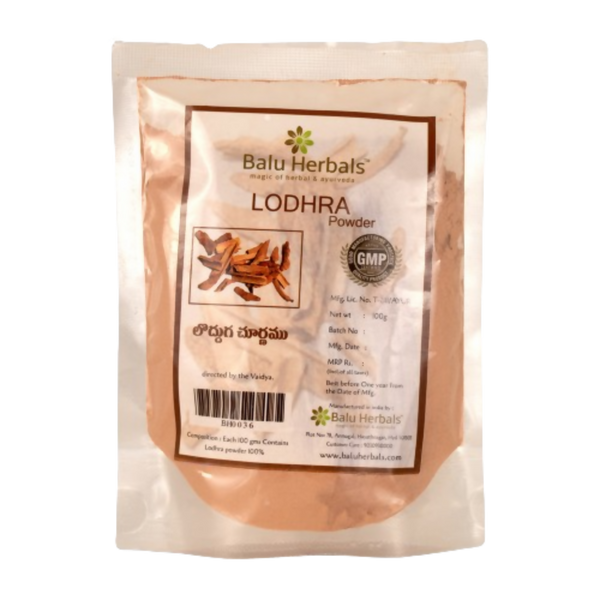 Balu Herbals Lodhra (Lodduga) Powder - Distacart