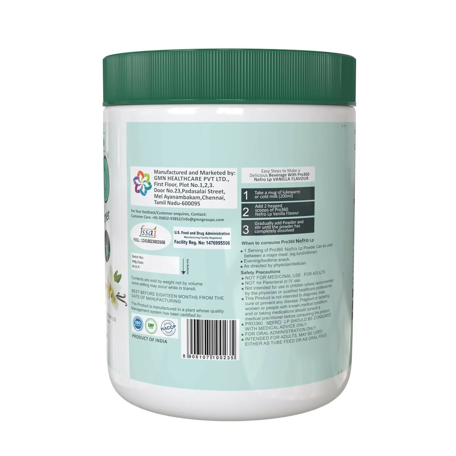 Pro360 Nefro LP (fka Nephro LP) Non-Dialysis Care Protein Powder - Distacart