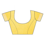 Thumbnail for Vamika Yellow Chanderi DesignerBlouse (SERIN YELLOW)