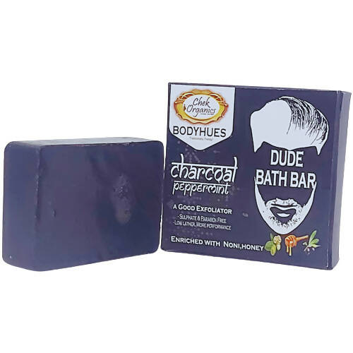 Chek Organics Charcoal Peppermint Dude Bath Bar - Distacart