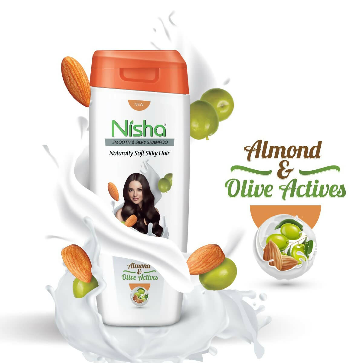 Nisha Smooth Naturally Soft Silky Hair Shampoo - Distacart