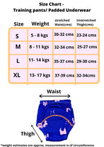 Thumbnail for Kindermum Cotton Padded Pull Up Training Pants/ Padded Underwear For Kids Rugby Sparrow-Set of 2 Pcs - Distacart
