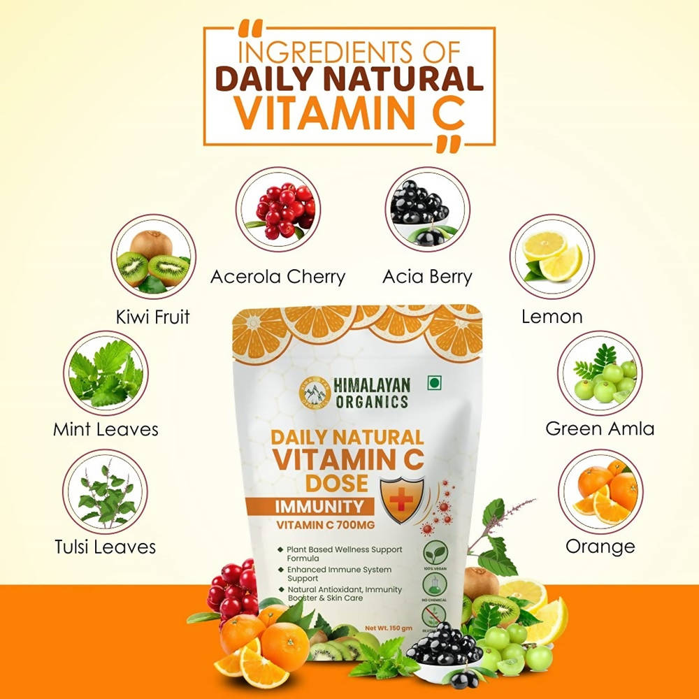 Organics Daily Natural Vitamin C Dose Immunity +