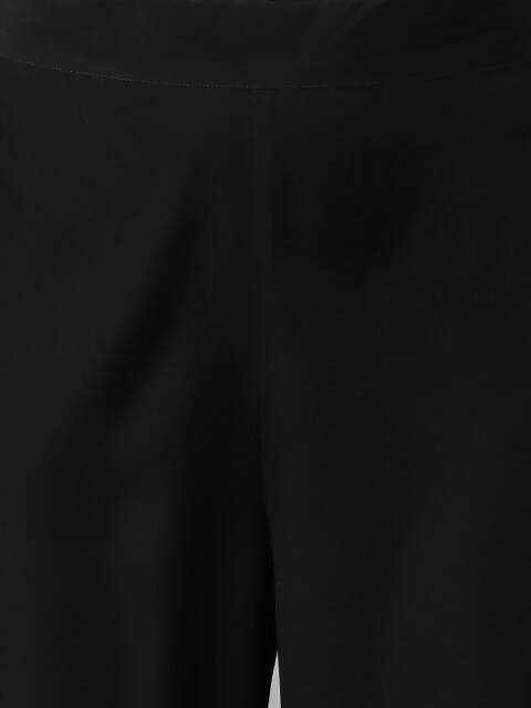 FIORRA Women's Black Poly Crepe A-Line Kurta Set - Distacart