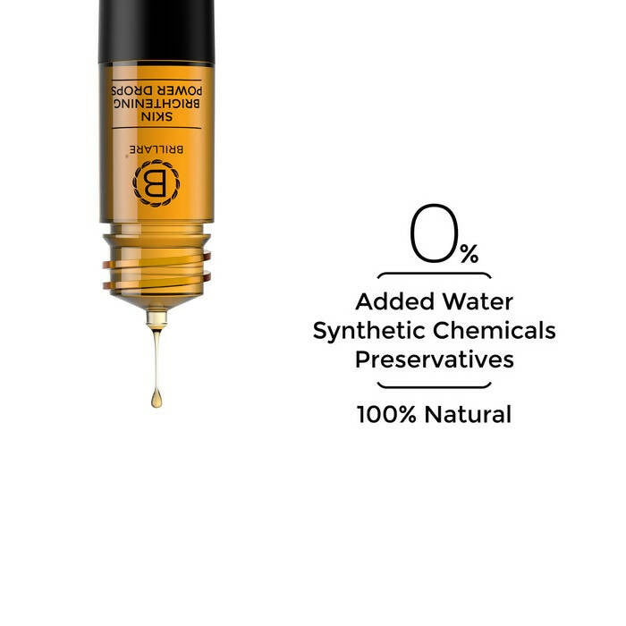 Brillare Skin Brightening Power Drops Natural Face Serum - Distacart
