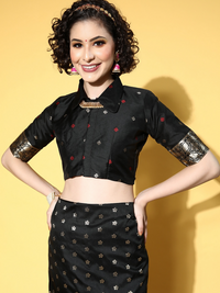 Thumbnail for Saree Mall Ethnic Motifs Saree with Solid Border - Distacart