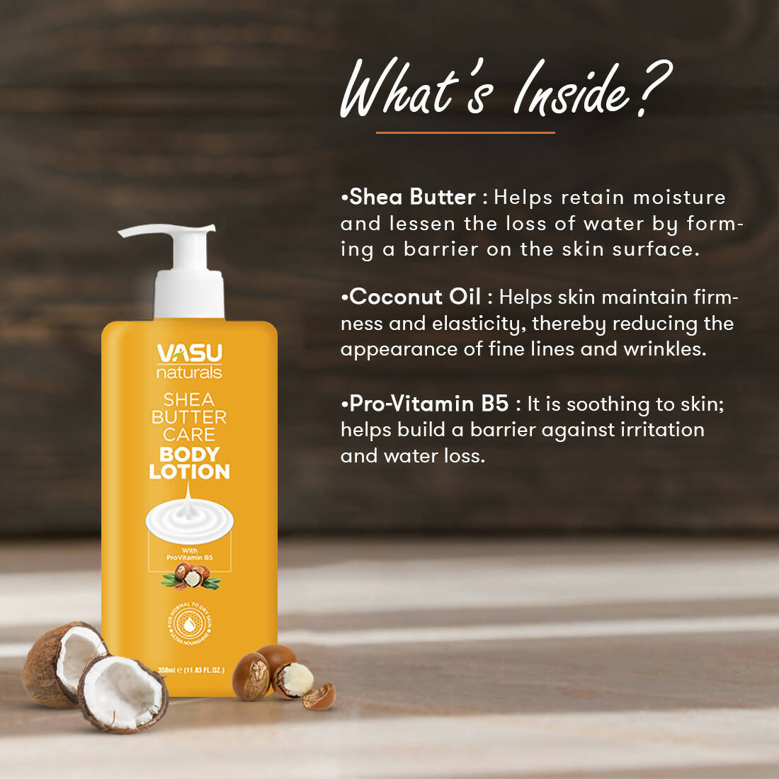 Vasu Naturals Shea Butter Body Lotion - Distacart