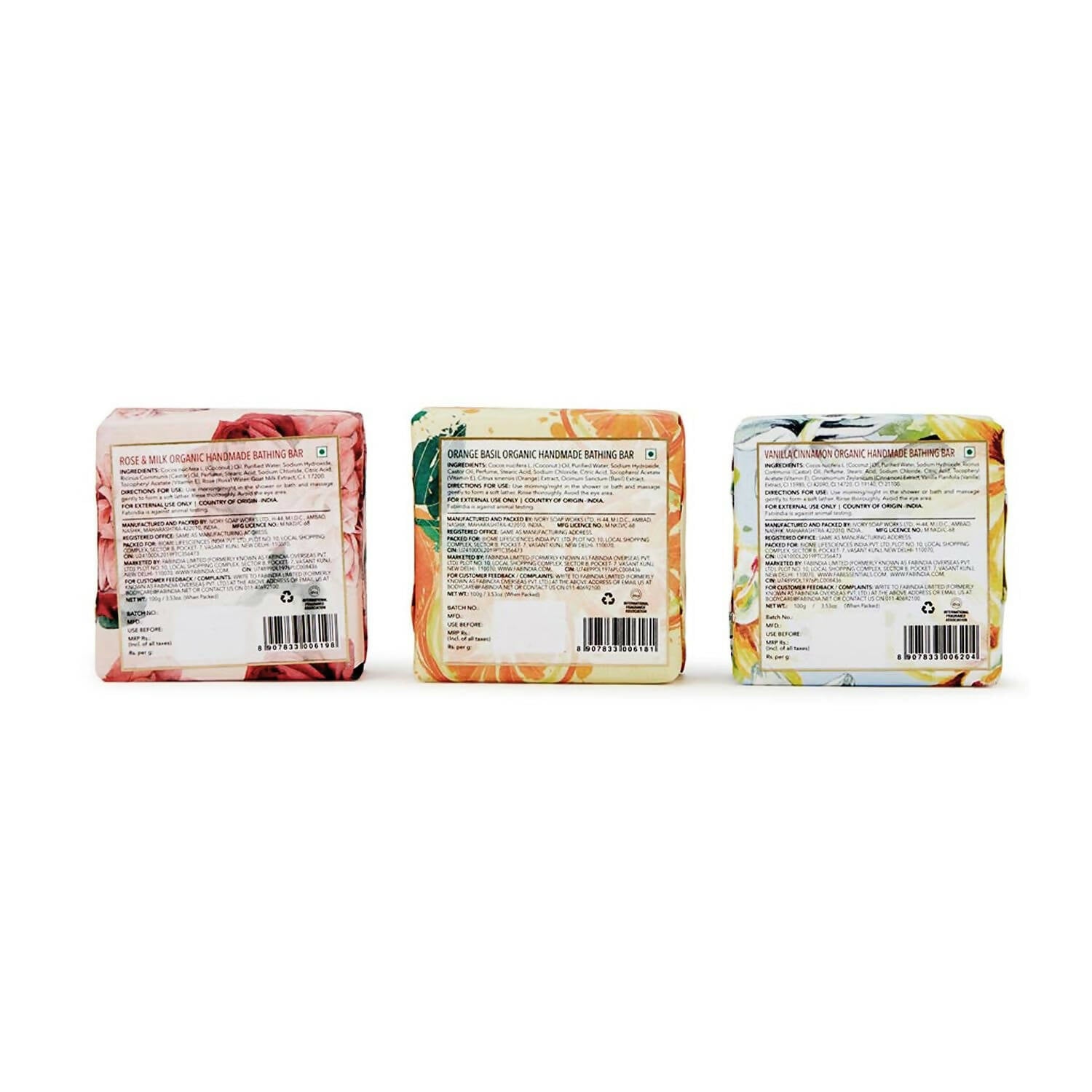 Fabessentials Organic & Handmade Assorted Bathing Bars Gift Set - Distacart