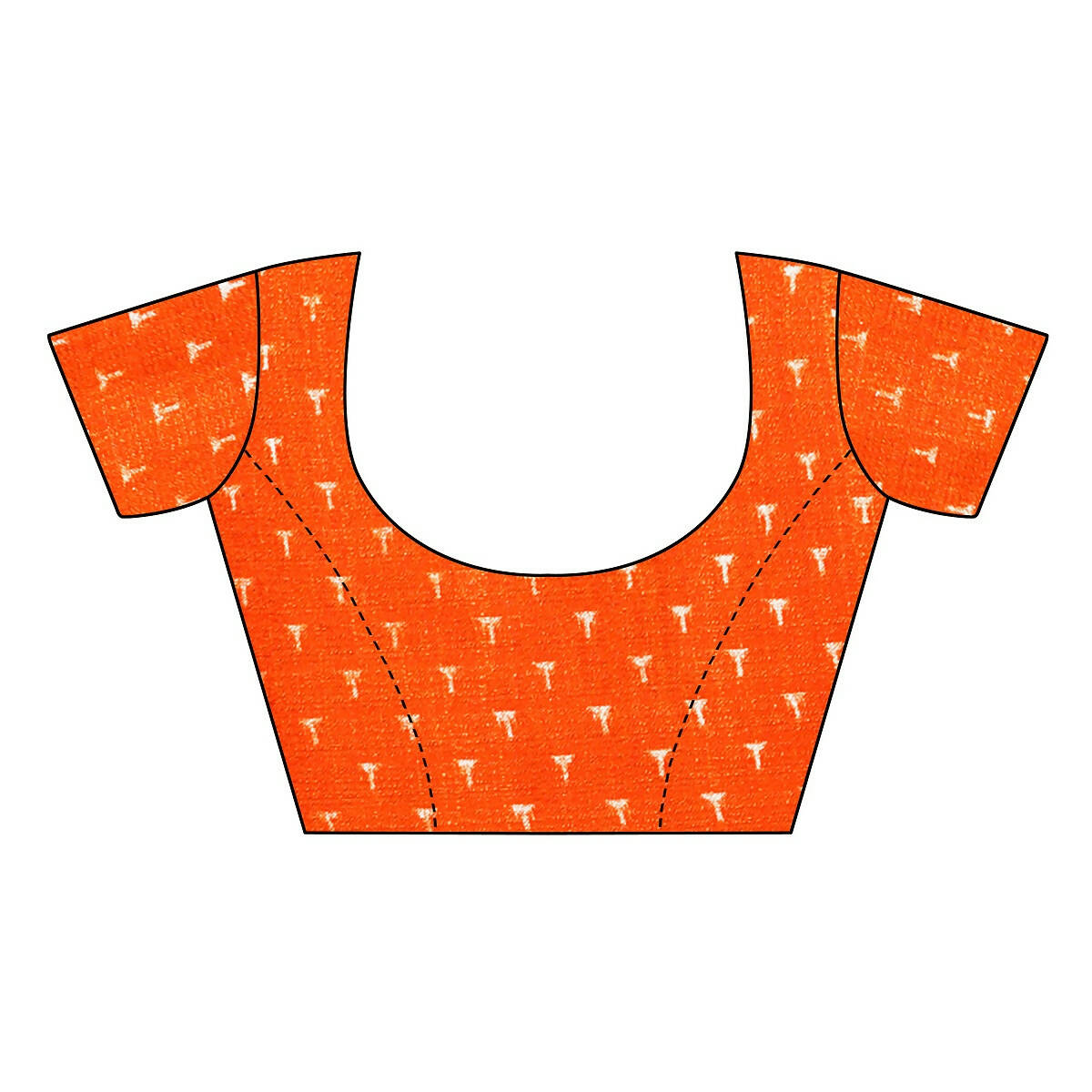 Vamika Orange & Multicolor Kalamkari With Jhalar Khadi Silk Saree - Distacart