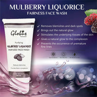 Thumbnail for Globus Naturals Mulberry Liquorice Fairness Face Wash - Distacart