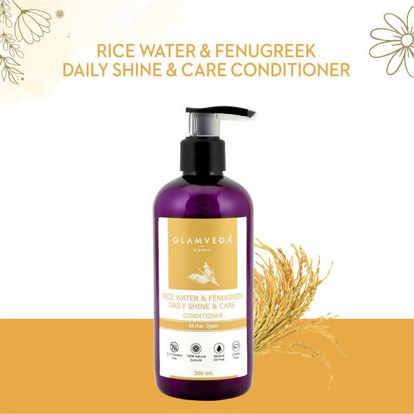 Glamveda Daily Shine Conditioner Rice Water & Fenugreek