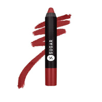 Thumbnail for Sugar Matte As Hell Crayon Lipstick - Jackie Brown (Reddish Brown) - Distacart