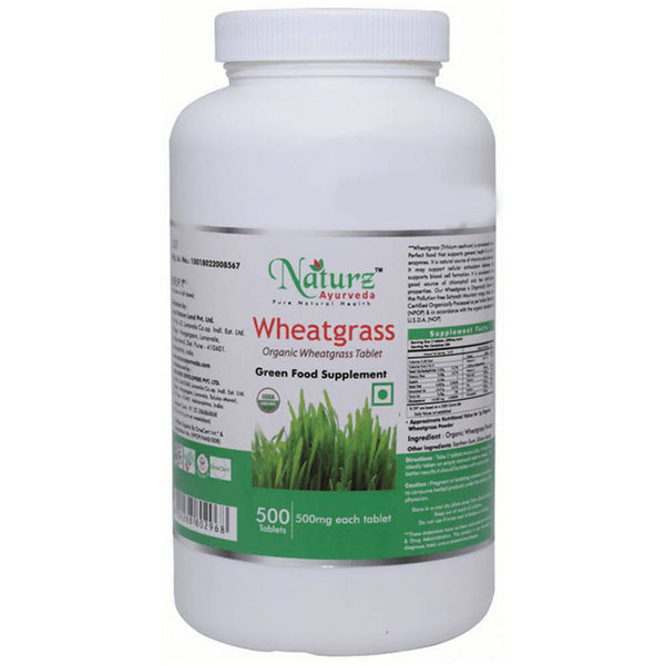 Naturz Ayurveda Wheatgrass Tablets - Distacart
