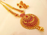 Thumbnail for Pink Kemp Long Necklace Set