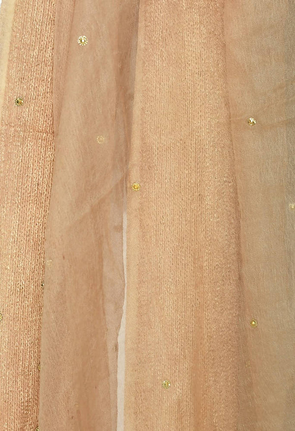 Mominos Fashion Golden Stone Work Dupatta