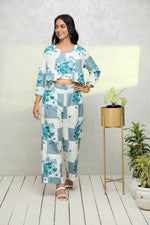 Thumbnail for Myshka Women Multi Printed Summer Checks Co-Ords - Distacart