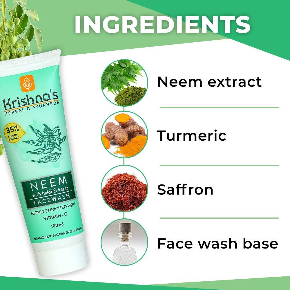 Krishna's Herbal & Ayurveda Neem Face Wash