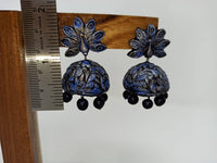 Thumbnail for Terracotta Peacock Large Temple Jhumkas
